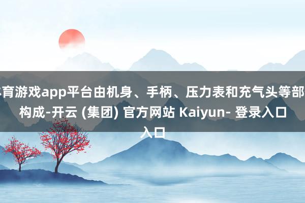 体育游戏app平台由机身、手柄、压力表和充气头等部件构成-开云 (集团) 官方网站 Kaiyun- 登录入口